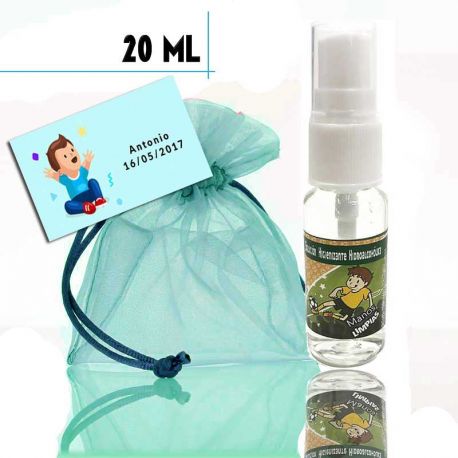 Gel Hidroalcohólico de Niño con Balón 20ml, con bolsa y tarjeta
