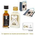 Licor de crema para ella y licor de café para él, con bolsa de charlestón