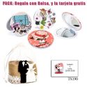 Espejo con bonitos dibujos surtidos para tus invitadas