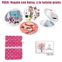 Espejo con bonitos dibujos surtidos para tus invitadas