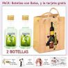 2 Botellitas de Ron Mojito con bolsa y tarjeta