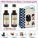 2 Botellitas de Vino Dulce “Pedro Ximénez” con bolsa y tarjeta