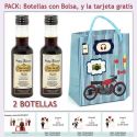 2 Botellitas de Vino Dulce “Pedro Ximénez” con bolsa y tarjeta