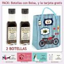 2 Botellitas de Vino Dulce “Pedro Ximénez” con bolsa y tarjeta