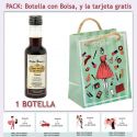 Botellita de Vino Dulce “Pedro Ximénez” con bolsa y tarjeta