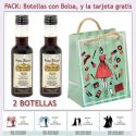 2 Botellitas de Vino Dulce “Pedro Ximénez” con bolsa y tarjeta