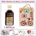 Botellita de Vino Dulce “Pedro Ximénez” con bolsa y tarjeta