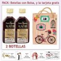 2 Botellitas de Vino Dulce “Pedro Ximénez” con bolsa y tarjeta