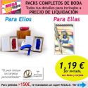 Pack completo “Super-Ahorro” de regalos para invitados (hombres y mujeres), con bolsas y tarjetas