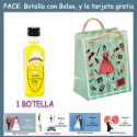 Botellita de Limoncielo con bolsa “fashion con mujer” y tarjeta