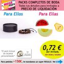 Pack completo “Super-Ahorro” de regalos para invitados (hombres y mujeres), con bolsas y tarjetas