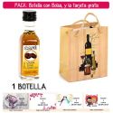 Botellita de Licor de Café con bolsa “bodegón” y tarjeta