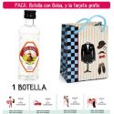 Botellita 40ml de Anís Dulce con bolsa “charlestón” y tarjeta
