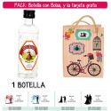 Botellita 40ml de Anís Dulce con bolsa “fashion con bici” y tarjeta