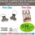 Pack “Super-Ahorro” de regalos Bodas en Outlet, con bolsas y tarjetas