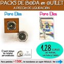 Pack “Super-Ahorro” de regalos Bodas en Outlet, con bolsas y tarjetas