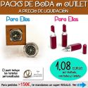 Pack “Super-Ahorro” de regalos Bodas en Outlet, con bolsas y tarjetas