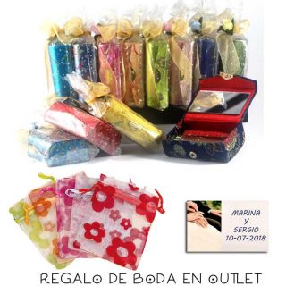 Pack de estuche con espejo para barra de labios con bolsa y tarjeta