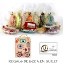Pack de estuche con espejo para barra de labios con bolsa y tarjeta