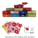 Pack de estuche con espejo para barra de labios con bolsa y tarjeta