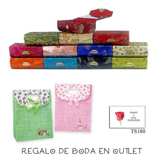 Pack de estuche con espejo para barra de labios con bolsa y tarjeta
