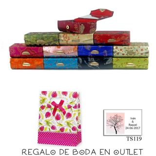 Pack de estuche con espejo para barra de labios con bolsa y tarjeta