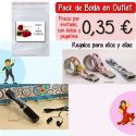 Pack “Super-Ahorro” de regalos Bodas en Outlet, con bolsas y tarjetas