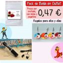 Pack “Super-Ahorro” de regalos Bodas en Outlet, con bolsas y tarjetas