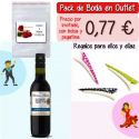 Pack “Super-Ahorro” de regalos Bodas en Outlet, con bolsas y tarjetas