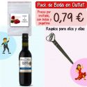 Pack “Super-Ahorro” de regalos Bodas en Outlet, con bolsas y tarjetas