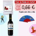Pack “Super-Ahorro” de regalos Bodas en Outlet, con bolsas y tarjetas