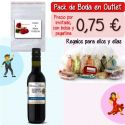 Pack “Super-Ahorro” de regalos Bodas en Outlet, con bolsas y tarjetas