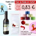 Pack “Super-Ahorro” de regalos Bodas en Outlet, con bolsas y tarjetas