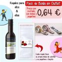 Pack “Super-Ahorro” de regalos Bodas en Outlet, con bolsas y tarjetas