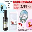 Pack “Super-Ahorro” de regalos Bodas en Outlet, con bolsas y tarjetas