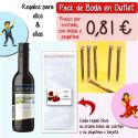 Pack “Super-Ahorro” de regalos Bodas en Outlet, con bolsas y tarjetas