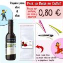 Pack “Super-Ahorro” de regalos Bodas en Outlet, con bolsas y tarjetas