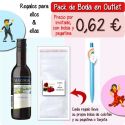 Pack “Super-Ahorro” de regalos Bodas en Outlet, con bolsas y tarjetas