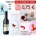 Pack “Super-Ahorro” de regalos Bodas en Outlet, con bolsas y tarjetas