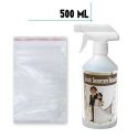 Gel hidroalcohólico 500ml con pegatina de boda y bolsa de celofán